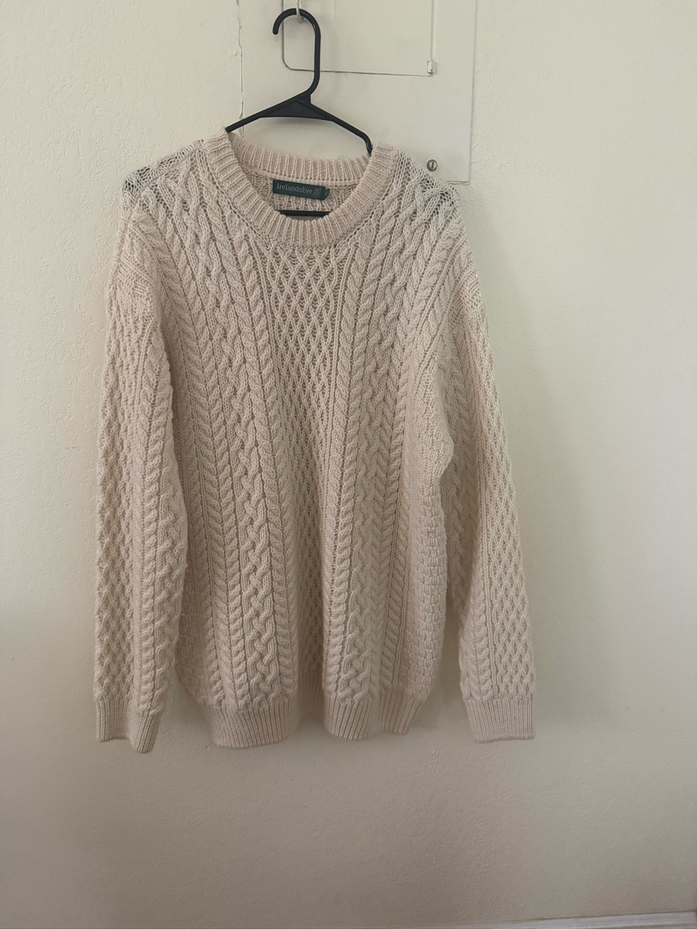 100% Virgin Wool - Irish Knit Sweater